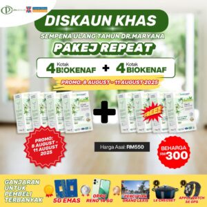 Pakej Repeat (4 + 4 Kotak BioKenaf)