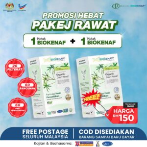 Pakej 2 Bulan (3 + 2 Kotak BioKenaf)